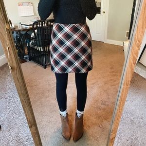 H&M Plaid Skirt